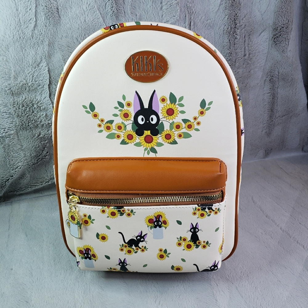 NWT Kiki's Delivery Service Jiji Sunflower Mini Backpack